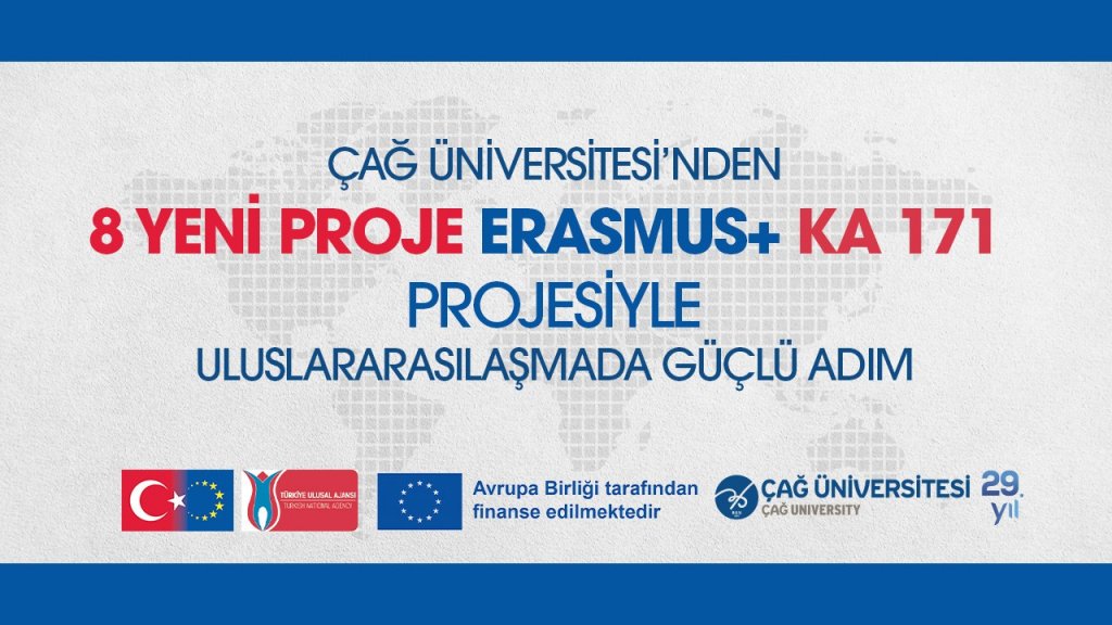 Çağ Üniversitesi’nden 8 Yeni Erasmus+ KA 171 Projesiyle Uluslararasılaşmada Güçlü Adım